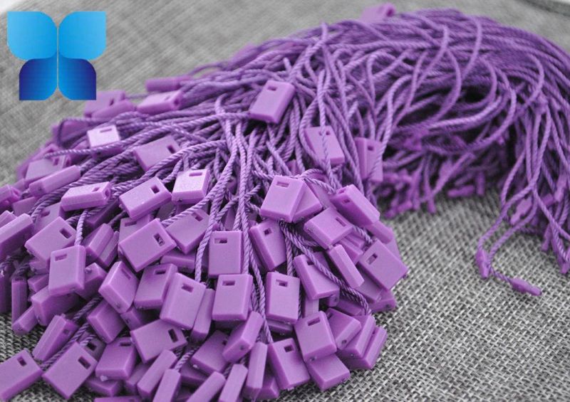 Hot Sell Clothing Plastic String Hang Tag, Seal Tag Tablets