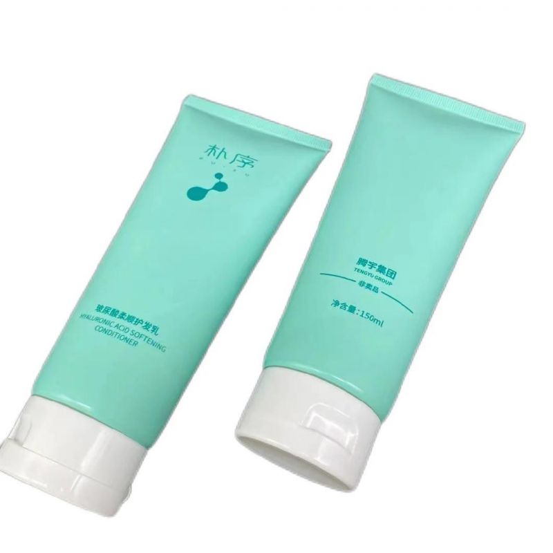 PE Plastic Cosmetic Packaging Exfoliating Cream Lotion Wholesale Tubes with Flip Top PP Cap