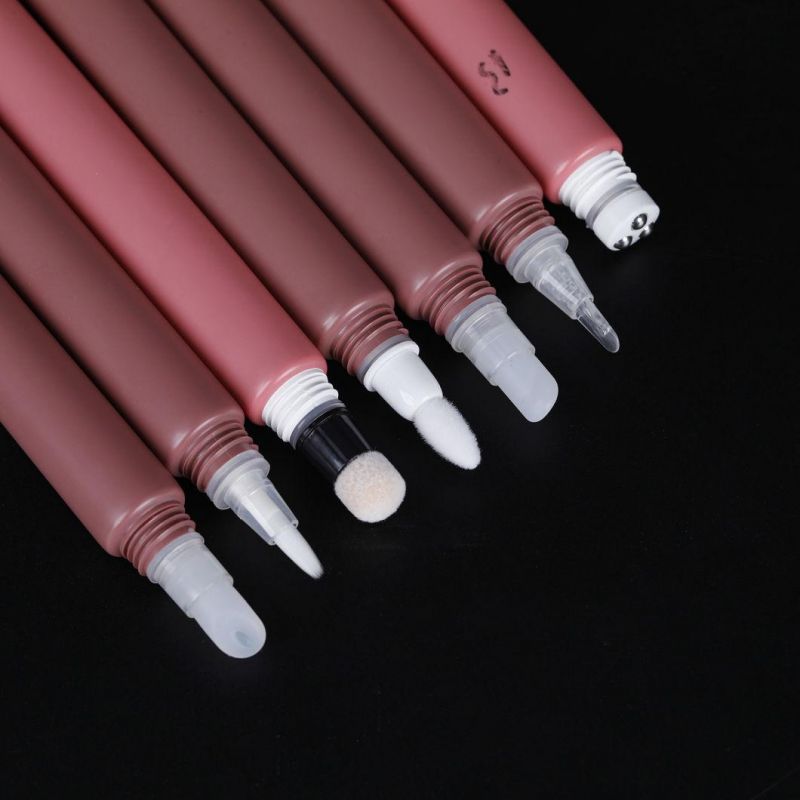 Pink Empty Small Cosmetics Packaging Containers Soft Tube Bb Cream Tube Eye Cream Plastic Tube