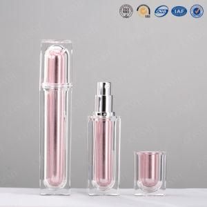 Cosmetic Acrylic Lotion Bottle, Pouple Square Series