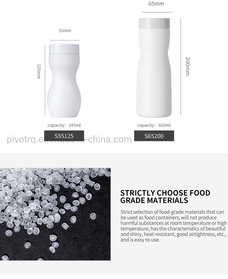 660ml HDPE Plastic Salt Spice Bottle Container Storage Jar Seasoning Bottle