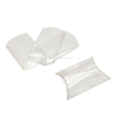 Custom Gift Hair Packaging PVC Pet Clear Pillow Box