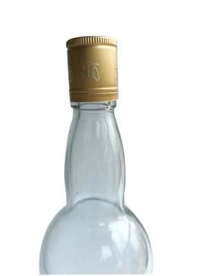 Wholesale Empty Clear 500ml 700ml 750ml 1000ml Classic Glass Wine Bottle Whiskey Decanter for Vodka Whisky Liquor Rum Packaging Bottles