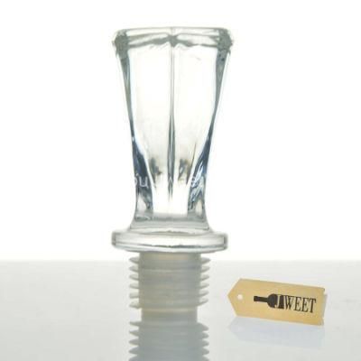 Custom Crystal Glass Wine Bottle Cap