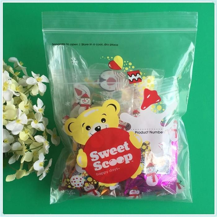Colorful Printed Personalized Reclosable Poly Zip Lock Bags for Sale