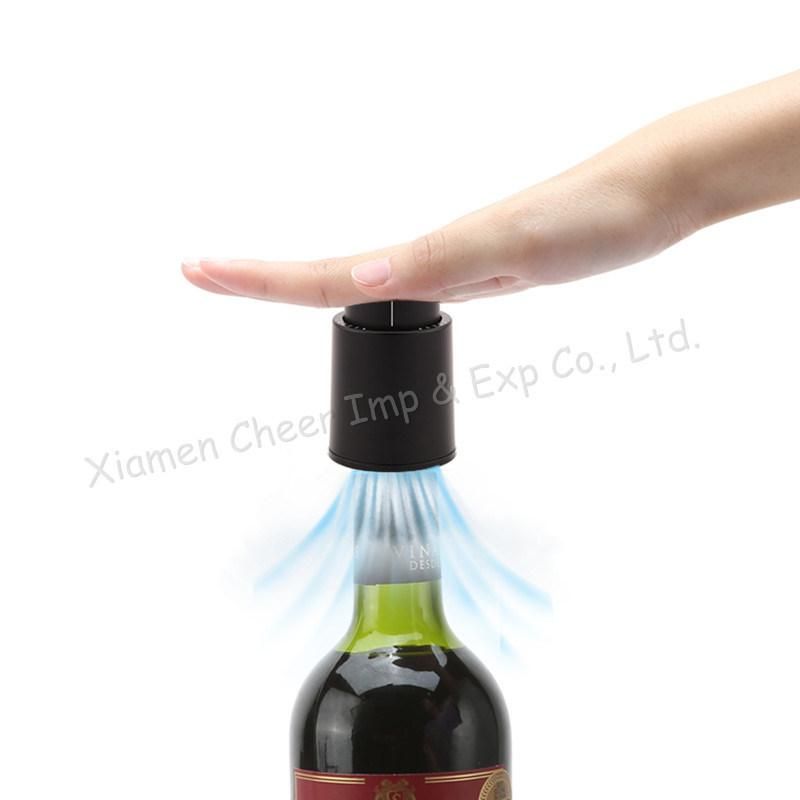 ABS Black Vacuum Preservation Wine Stopper