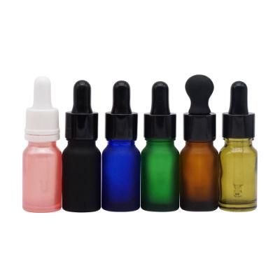 Various Colors Glass Bottle and Customized Dropper for Essential Oil