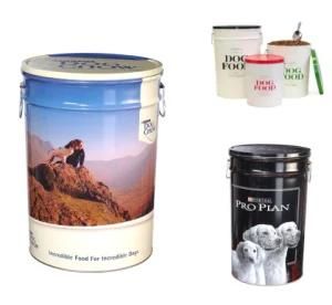 Pet Food Tin Container/Bucket