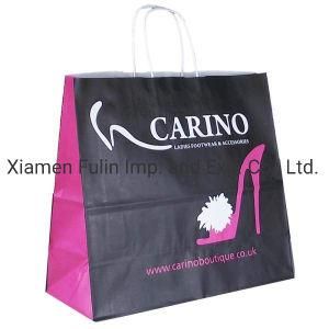 Customize Logo Ladies Shoes/Clothing Packaging Paper Bag