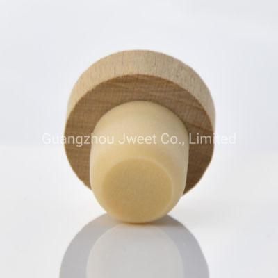 Customized Logo Wine Whisky Bottle Stopper T-Shape Synthetic Cork