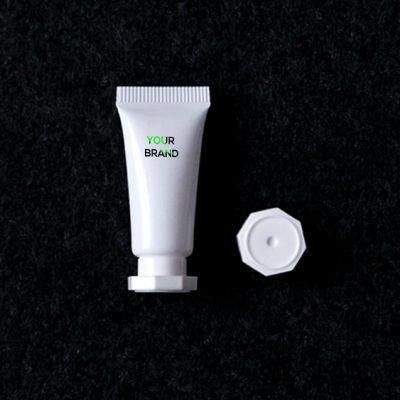 Empty White Black Sun Care Cream Cosmetic Plastic Soft Tube with Flip Top Cap