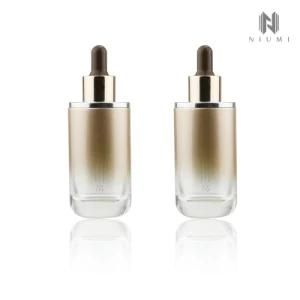 30ml Thick Bottom Glass Bottle Color Spray Essential Oil Dropper Bottle with Anodized Aluminum Cap