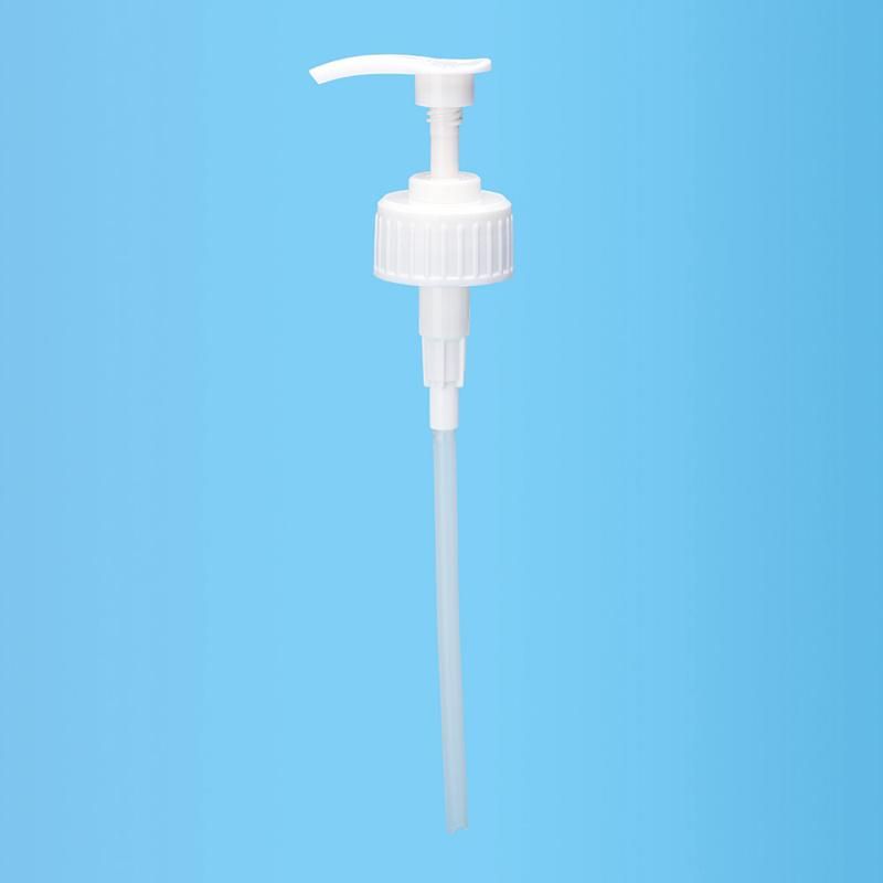 46/415 46mm White Plastic Shampoo Hand Sanitizer Gel Gallon Bottle Pump Dispenser (BP023-1)