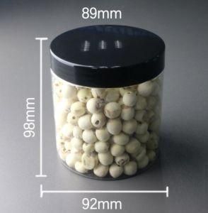 500ml Plastic Food Jar with Black Screw Cap for Storage