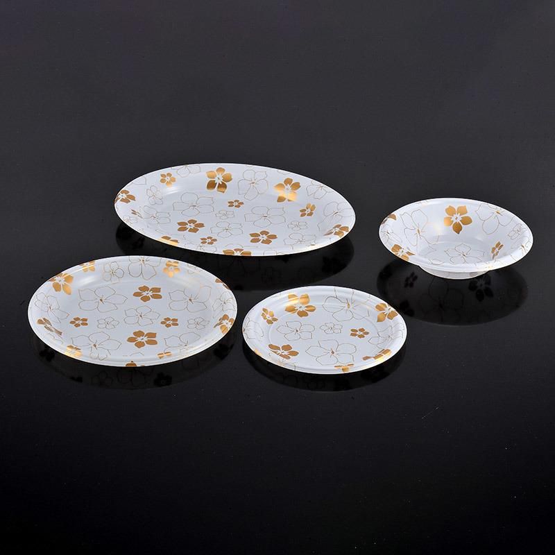 Easylife 7" (18cm) PS Printed Plastic Round Plate