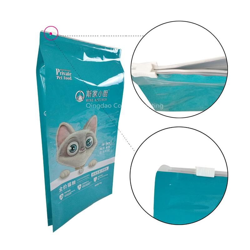 Cmyk Custom Printing Cat Dog Food Zipper Resealable Bag