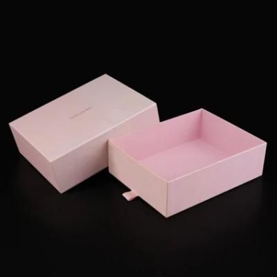 Custom Pink Printed Paper Cosmetic Gift Packaging Perfume Box