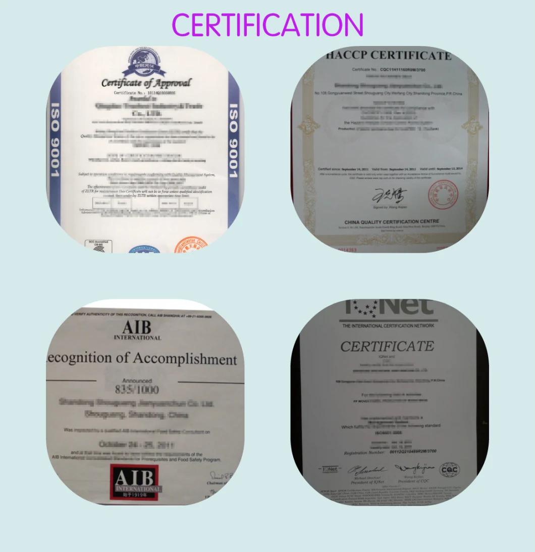 China Manufacturer Laminated PP Woven Fabric Roll Fertilizer Price 50kg Bag Copper Bag