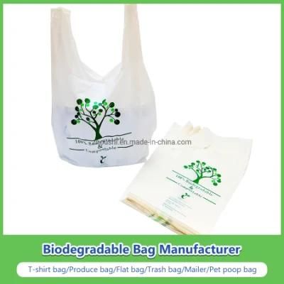 100% Biodegradable Bags, Compostable Bags, Corn Starch Storage Bags Factory