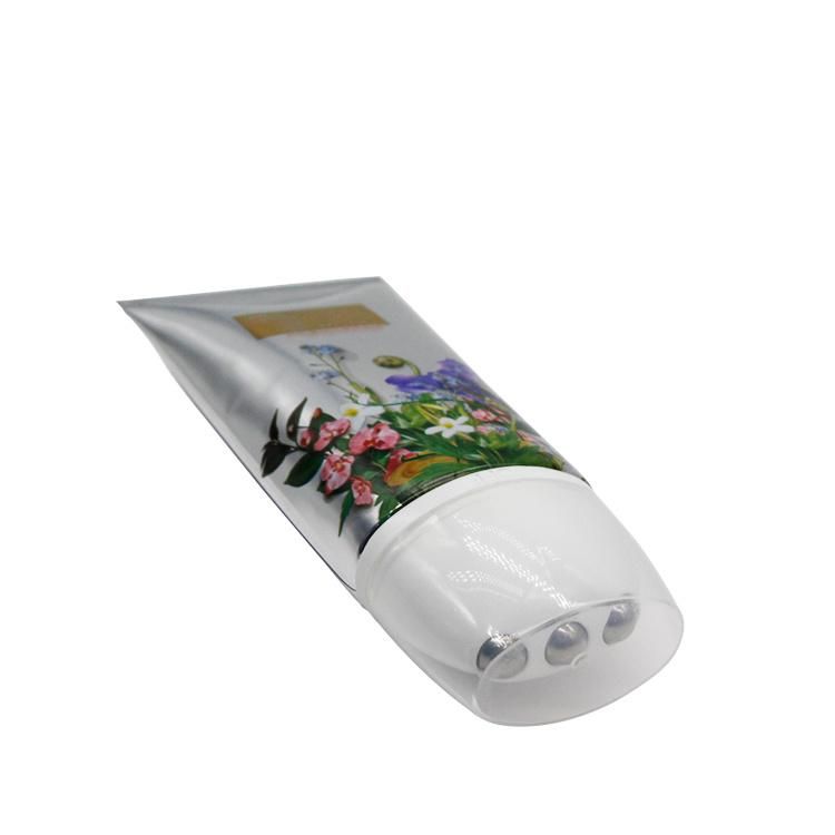Massage Cream Aluminum Plastic 100ml Roll on Applicator Cosmetic Tubes