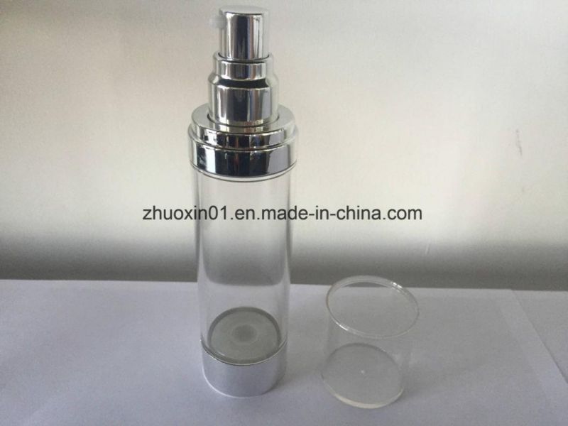 UV Coating Popular Design Plastic Shining Acrylic Airless Bottle