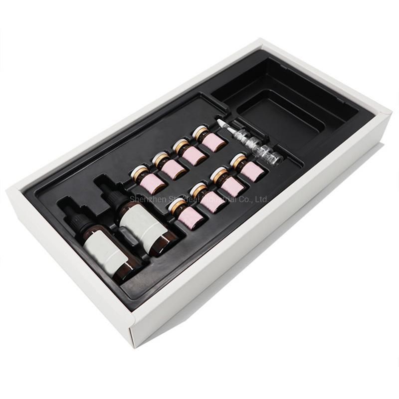 Custom Black Disposable Plastic Blister Packaging Tray for Vial