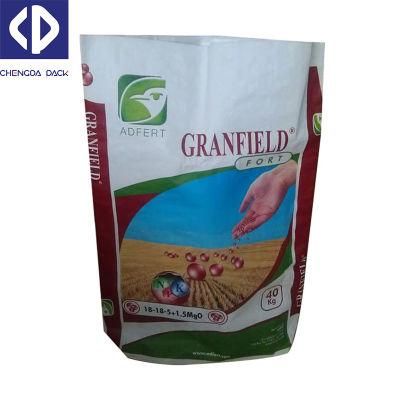 China Customized BOPP Laminated PP Woven Bags Sacks for Rice Feed Fertilizer Food Packing