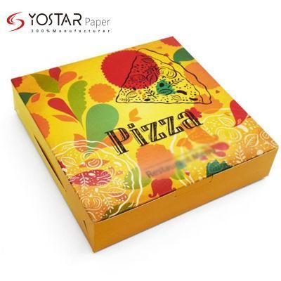 Pizza Custom Printed Packing Paper Corrugated Box for Working Home