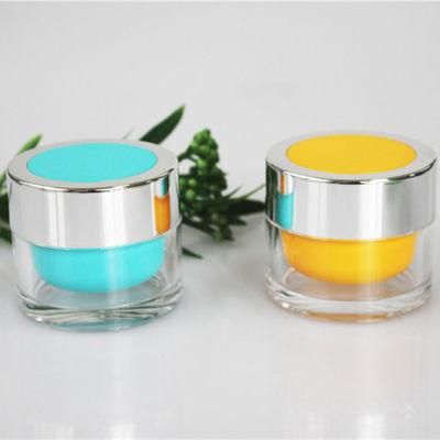 50g as Double Wall Cream Jar Plastic Jar