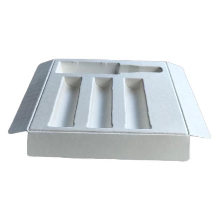 Disposable Sugarcane Pulp Mould Recycled Paper Tray