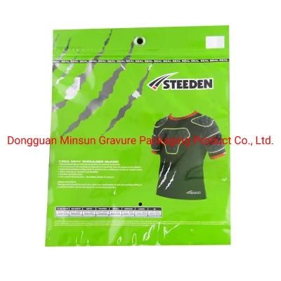 Plastic Zip Lock Packaging Stand up Zopper Bags for Glove
