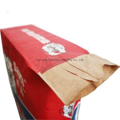 PP BOPP Cement Kraft Paper Laminated Microporous Bag Sand Mortar Valve Agricultral Packaging Bag
