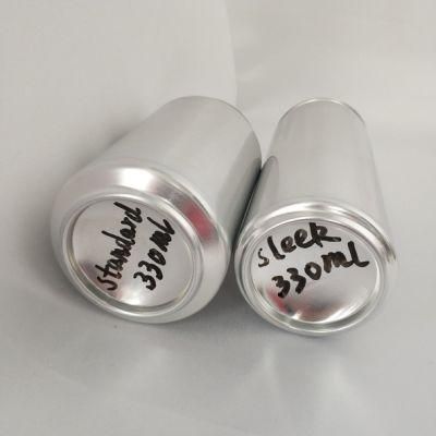 330ml Sleek Energy Drink Can with 202 Lid