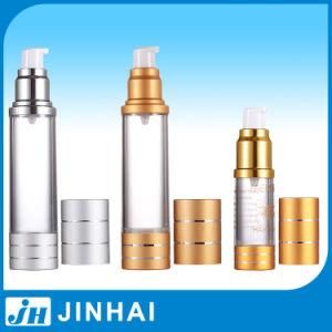 (T) Plastic Cosmetic Bottle Airless Bottle with Alimina