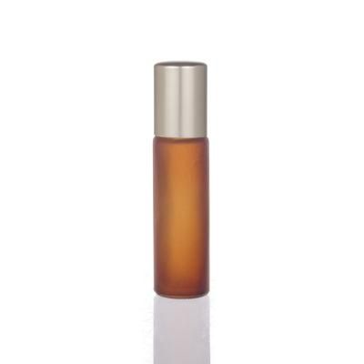 Amber Color Glass Roller Bottle with Stainless Steel Roller Ball Thick Glass Wall 5ml 8ml 10ml