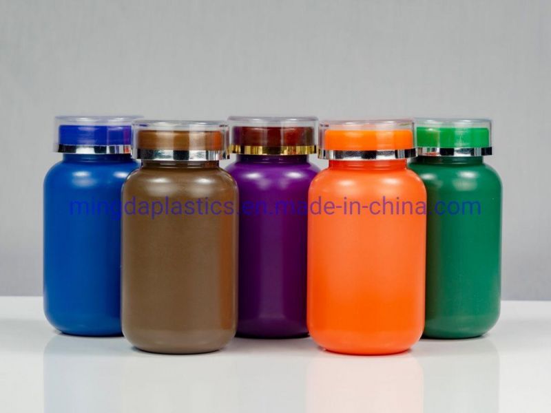 200ml Pill/Tablets/Capsule/Vitamin HDPE Round Plastic Packaging Bottle Color