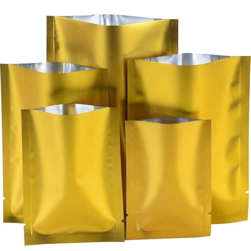 Three Side Sealing Food Packaging Heat Seal Foil Bags