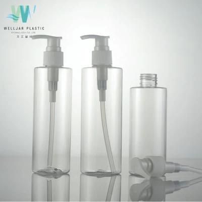 200ml Hot Stamping Plastic Round Bottle for Lotion
