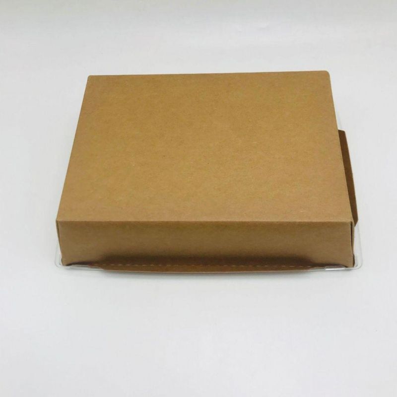 Compostable Kraft Paper Square Box with Clear Window