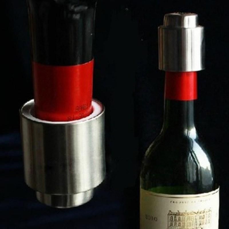 Steel Wine Bottle Stopper Vacuum Red Wine Cap Sealer Fresh Keeper Bar Tools Kitchen Accessories