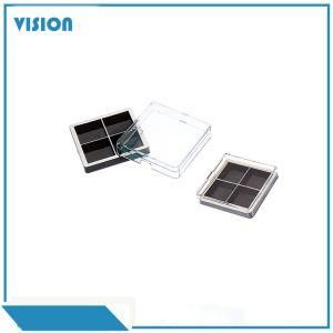 Y109-1 Four Color Plastic Empty Eyeshadow Box Cosmetic Packaging