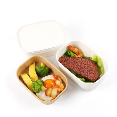 Disposable Fast Food Bowls Soup Take out Packing Paper Box