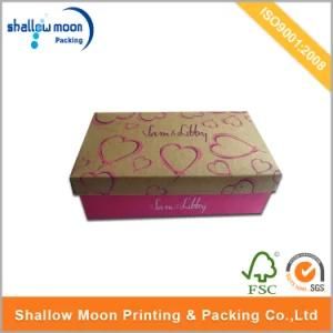 Customized Printed Shoe Box Heaven and Earth Lid Box