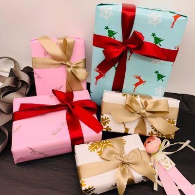 Wholesale Packaging Custom Logo Printed Luxury Gift Wrapping Paper