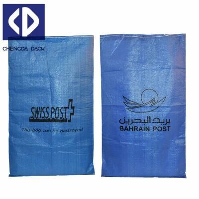 Green Grey Color China Manufacturer Customized Print PP Woven Waste Sand Bags Packaging