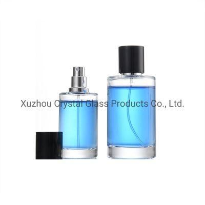 Empty Perfume Bottle Transparent Fancy Bottle Customize EVA Bracket and Box.