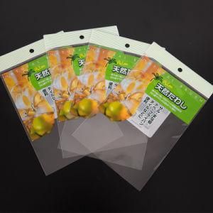 OPP/Cellophane Game Card Sleeves Clear Plastic Bag with Hang Hole