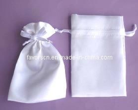 2016 Free Design 6 X 9&quot; White Satin Fabric Pouch