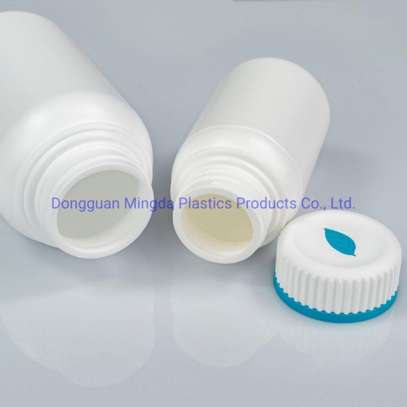 38mm Neck Finish Food Grade Medicine Round HDPE Plastic Bottle