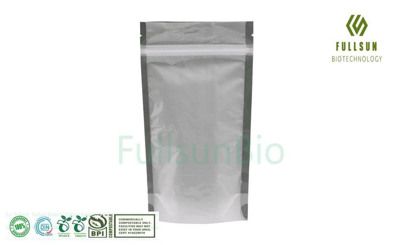 100% Biodegradable Compostable Food Packaging Zipper Snacks Hemp Plastic Bag